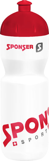 Sponser Bidon 750 ml white/red