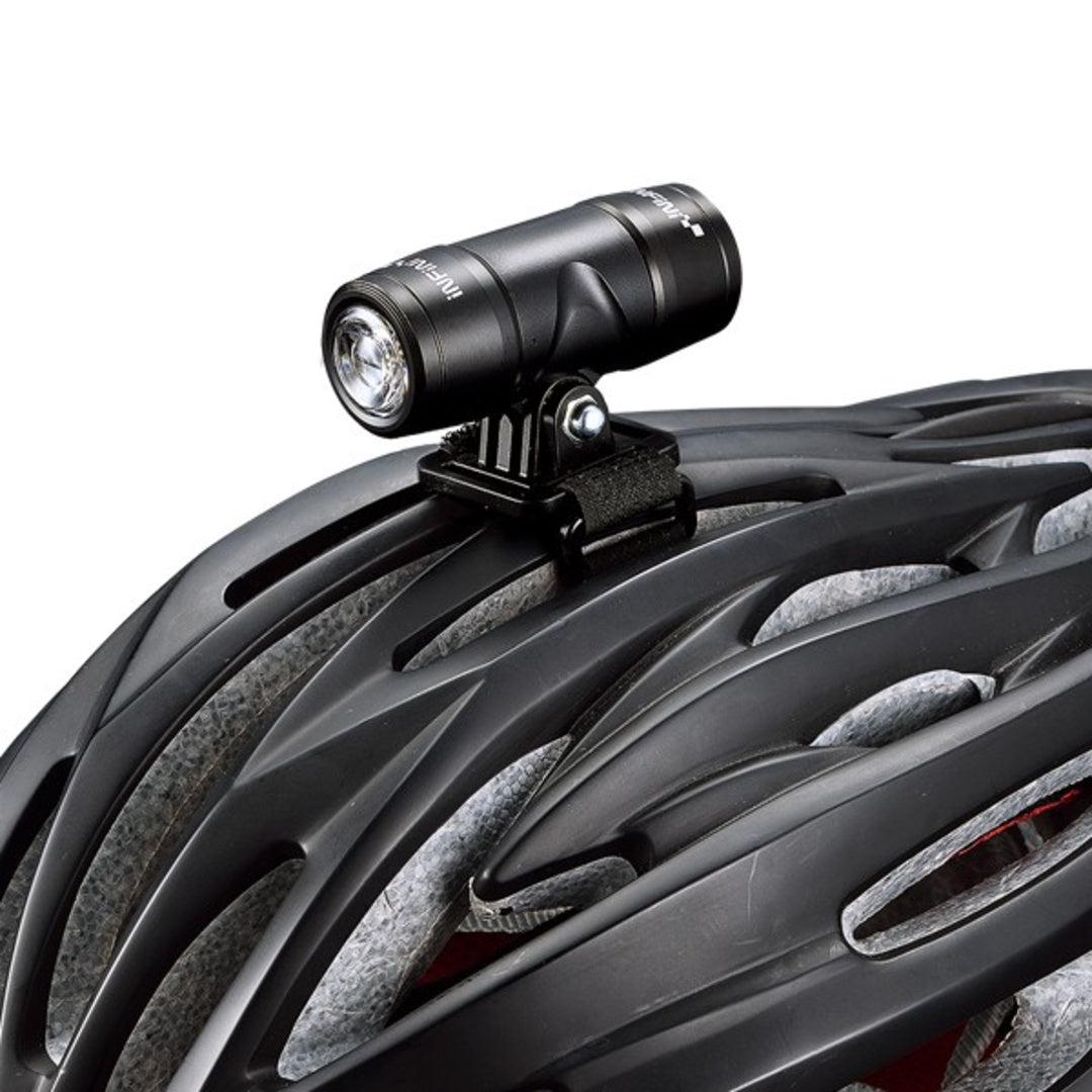 Infini Vorderlicht Mini Luxo schwarz mit Akku