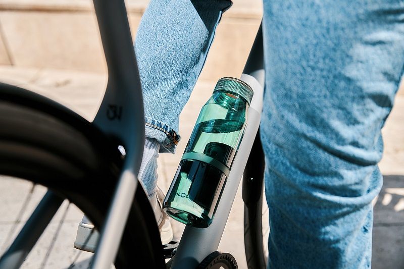 Fidlock TWIST Trinkflasche 700 ml Life – Single (mit Bottle Connector, ohne Bike Base). Clear Dark