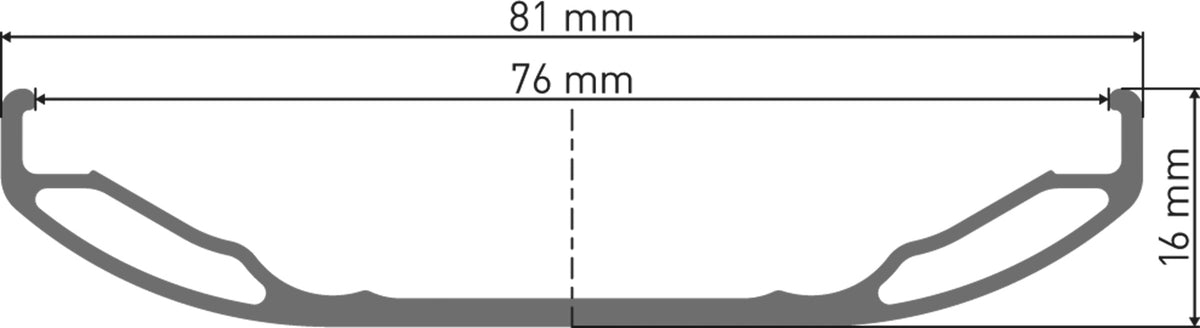 DT Swiss DT BR 710 Felge DB 26" 76