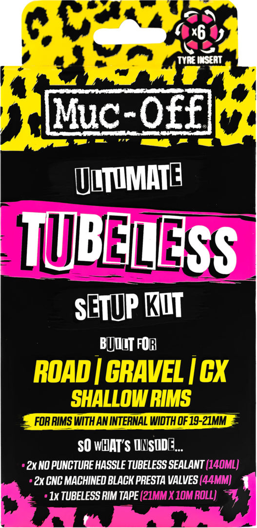 Muc-Off Ultimate Tubeless Setup Kit - Road / Gravel 44mm