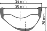 DT Swiss DT XRC 1200 SPLINE Laufrad 29" CL 30 110/15