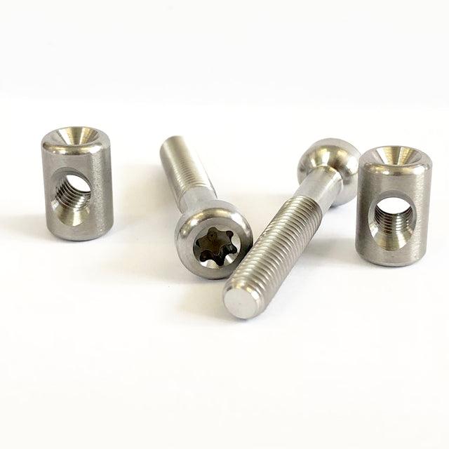 BikeYoke REVIVE Sattelklemmschrauben Titan, 2 Stück