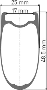 DT Swiss DT ARC 1100 DICUT Laufrad RB 48 100/5