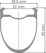 DT Swiss DT ERC 1100 DICUT Laufrad CL 35 100/12