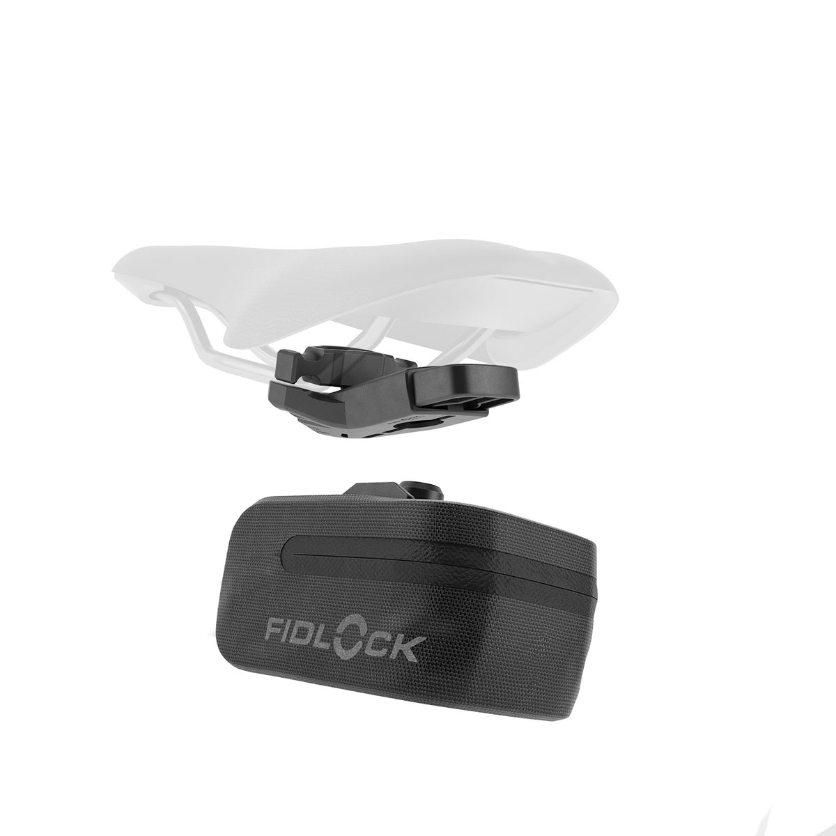 Fidlock PUSH Saddle Bag 400 ml – mit Saddle Base).