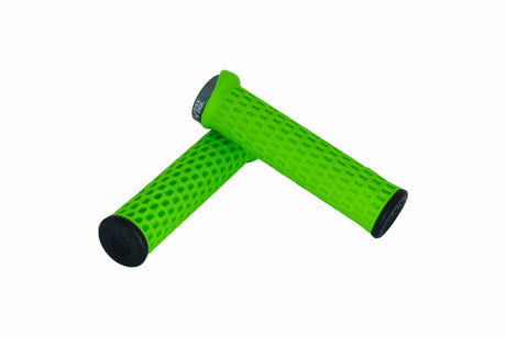 BikeYoke Grippy Lock-on Grip. Lime Pink