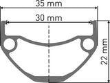 DT Swiss DT HU 1900 SPLINE Laufrad 29" CL 30 148/12 MS