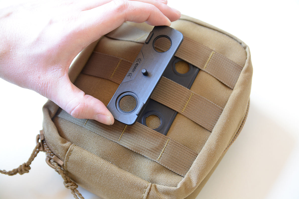 Fidlock Tex Base, schraubbare Flaschenhalterung, männliches Teil