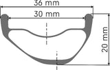 DT Swiss DT XRC 1500 SPLINE Laufrad 29" CL 30 110/15