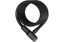 ABUS Spiralkabelschloss Booster 6512K/180 schwarz schwarz