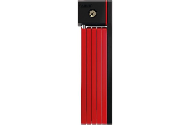 ABUS Faltschloss uGrip Bordo 5700/80 mit Halter SH 5700/80 grau rot rot / Falt