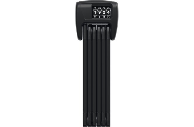 ABUS Faltschloss Bordo Combo 6000C/90 LED Code schwarz schwarz / Falt