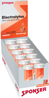 Sponser Electrolytes Display, RED ORANGE (12 x 10 à 4.5 g)