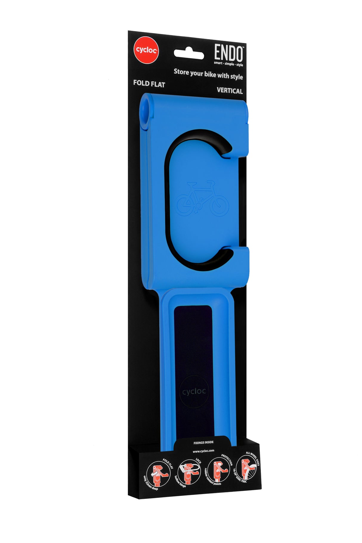 Cycloc Endo, Velo-Wandhalterung. Diverse Farben. 50 %