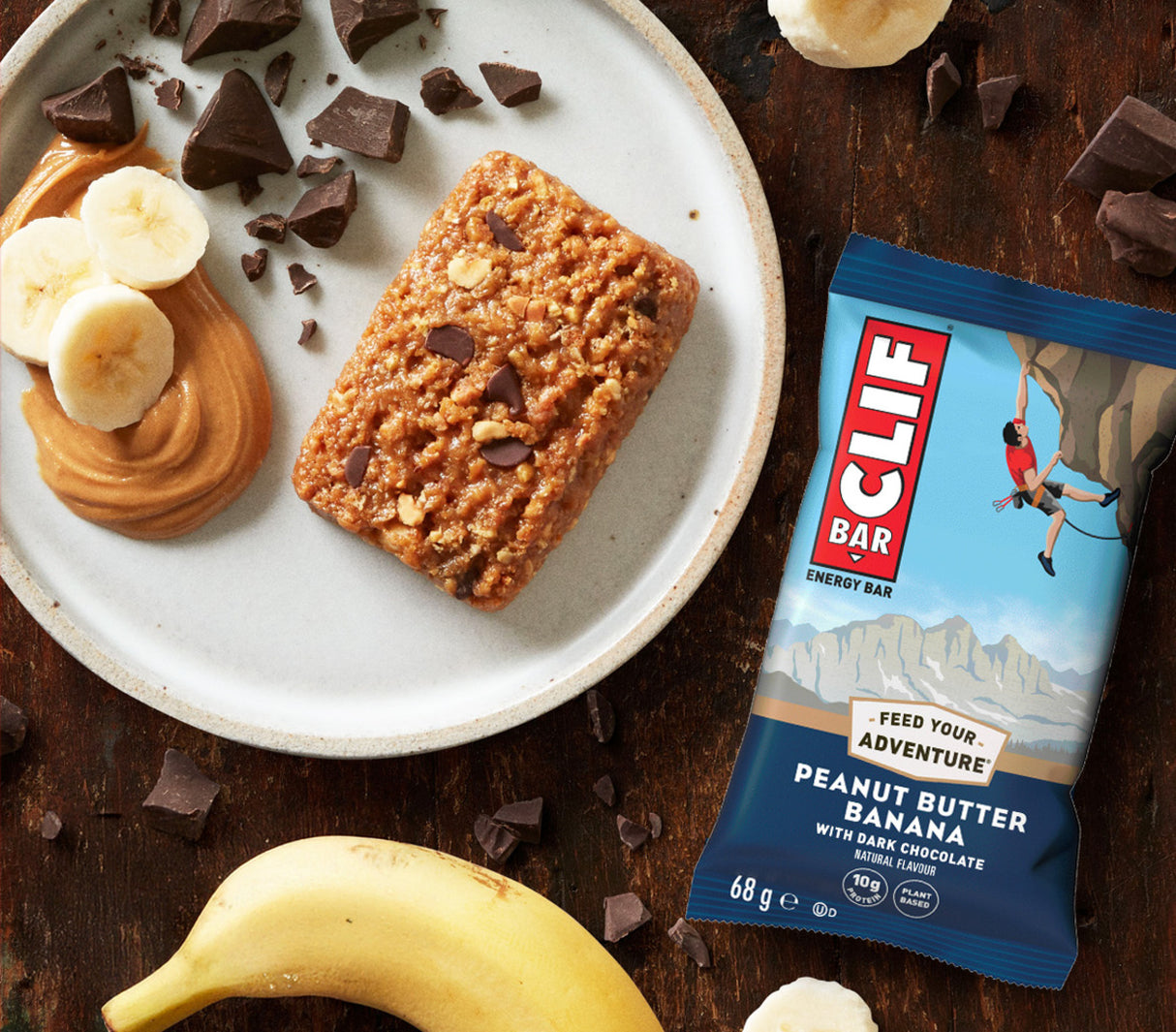 CLIF BAR Peanut Butter Banana Dark Chocolate