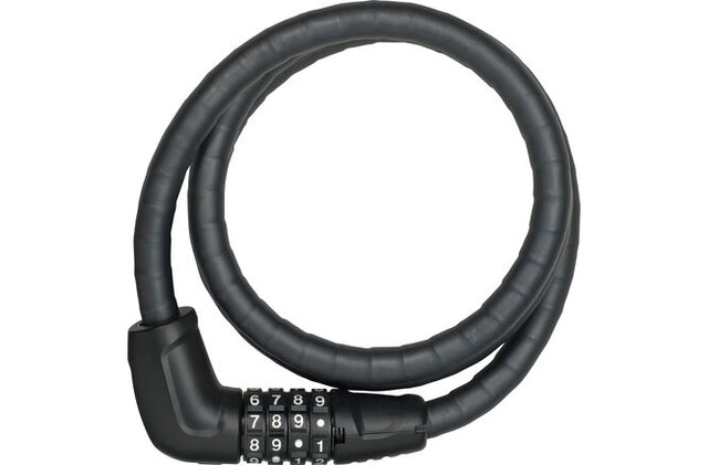 ABUS Panzerkabelschloss Tresorflex 6615C/85 Code mit Halter SCMU 6C schwarz schwarz