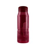 Fidlock TWIST Trinkflasche 700 ml Life – Set (mit Bottle Connector, mit Bike Base). Clear Dark