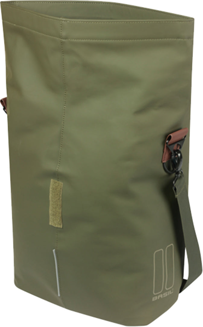 Basil City Fahrradshopper MIK Studs, 14-16L, moss green