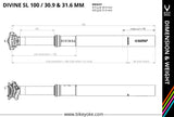 BikeYoke DIVINE SL Vario-Sattelstütze,