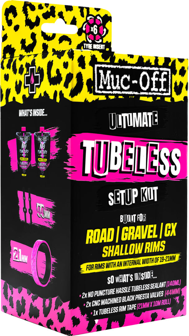 Muc-Off Ultimate Tubeless Setup Kit - Road / Gravel 44mm