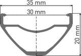 DT Swiss DT M 502 Felge DB 29" 30 28L