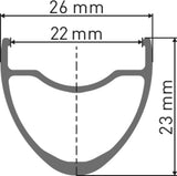 DT Swiss DT R 500 Felge DB 22