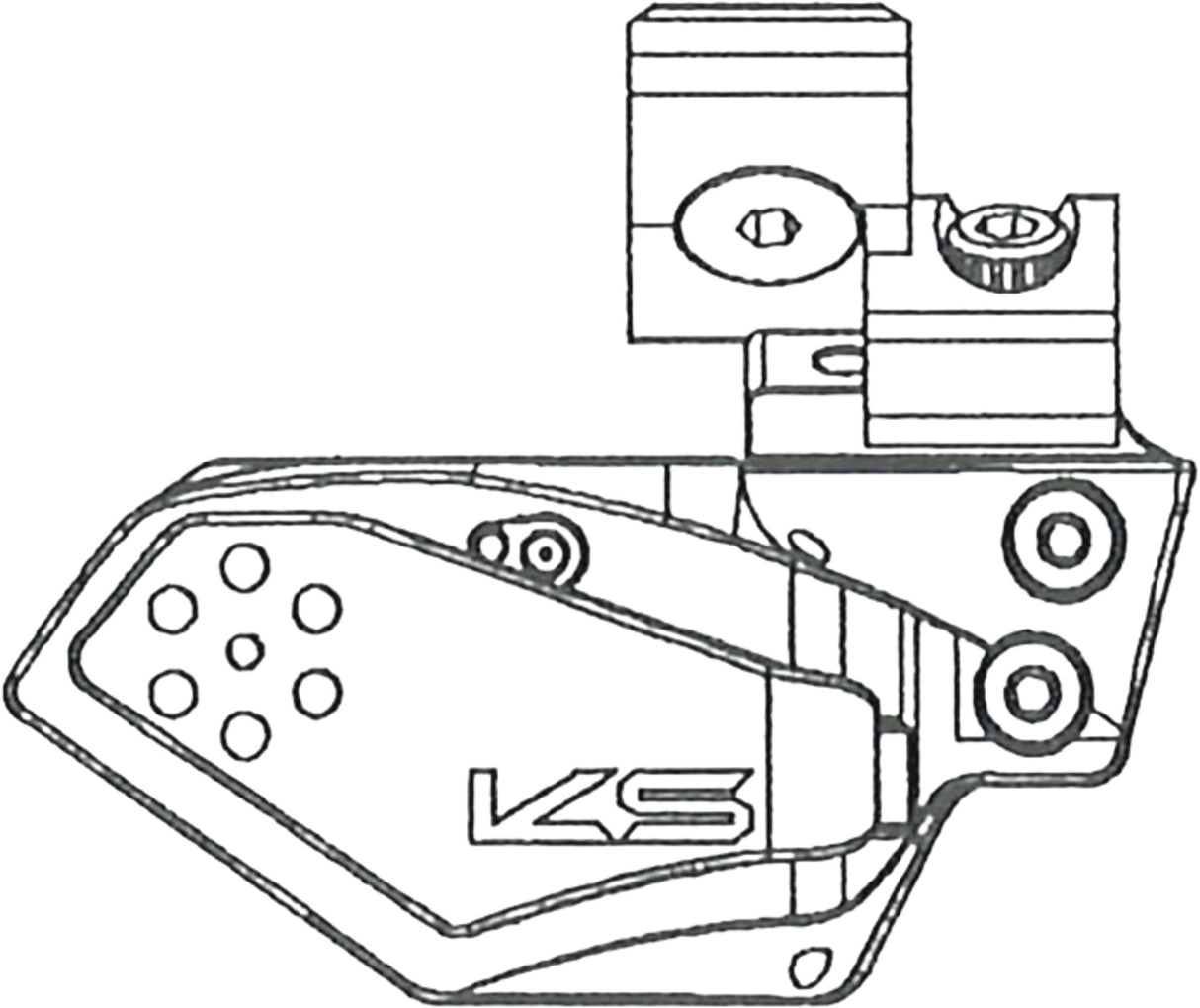 Kind Shock / KS RAGE Circuit Remote for MMX, 2.4 GHz wireless Pairing