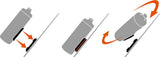 Fidlock TWIST Trinkflasche 600 ml, Single (mit Bottle Connector, ohne Base)