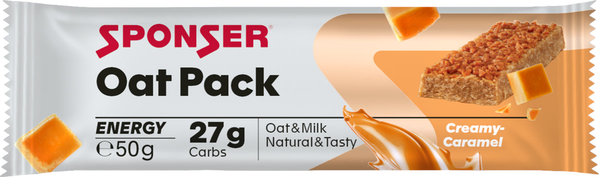 Sponser Oat Pack, CREAMY CARAMEL Display (25 x 50 g)