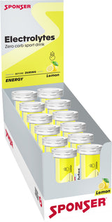 Sponser Electrolytes Display, LEMON (12 x 10 à 4.5 g)