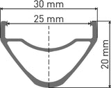 DT Swiss DT XM 421 Felge DB 27.5" 25