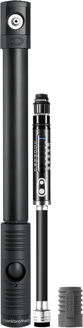 Crankbrothers Klic HV Gauge w/CO2 inflator black black