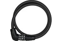 ABUS Kabelschloss Numerino 5410C/85 Code schwarz schwarz