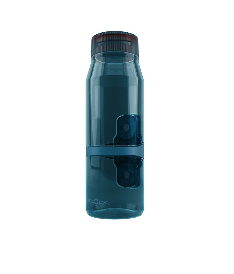 Fidlock TWIST Trinkflasche 700 ml Life – Single (mit Bottle Connector, ohne Bike Base). Clear Dark