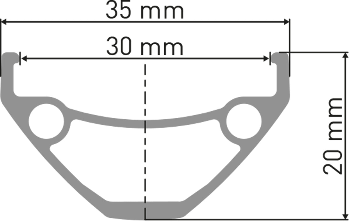 DT Swiss DT E 593 Felge DB 27.5" 30