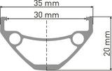 DT Swiss DT E 593 Felge DB 27.5" 30