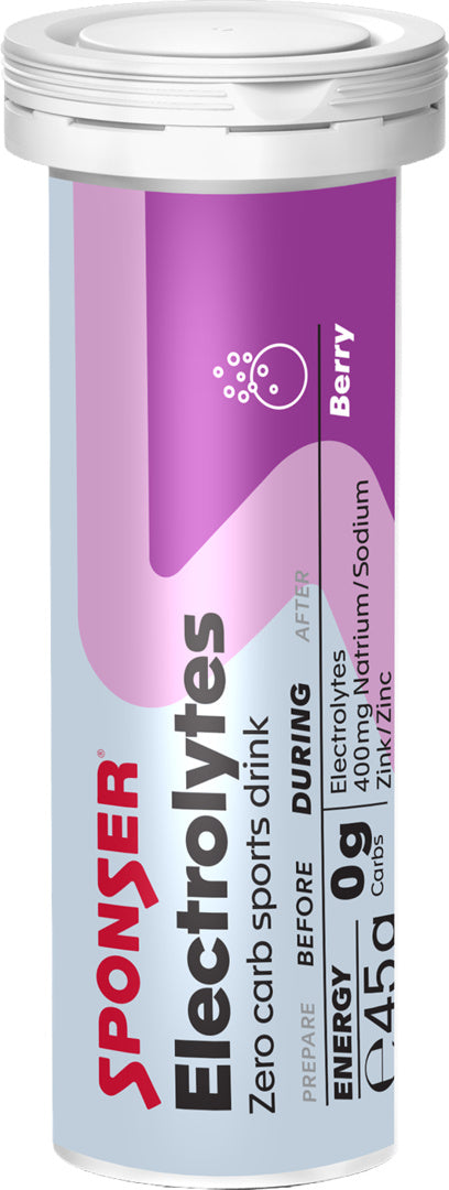 Sponser Electrolytes Display, BERRY (12 x 10 à 4.5 g)